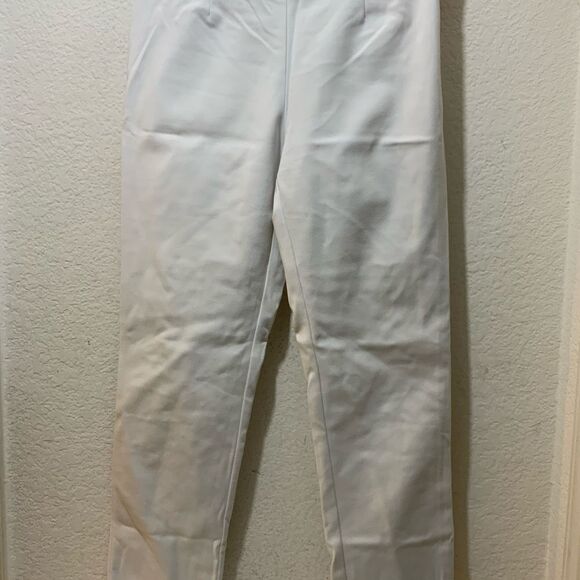 Eric White Capris Pants size 4 white P1 - Picture 2 of 5
